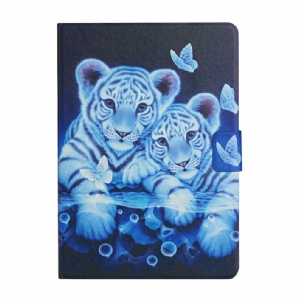 Flip Case Für Samsung Galaxy Tab A7 Lite Tiger