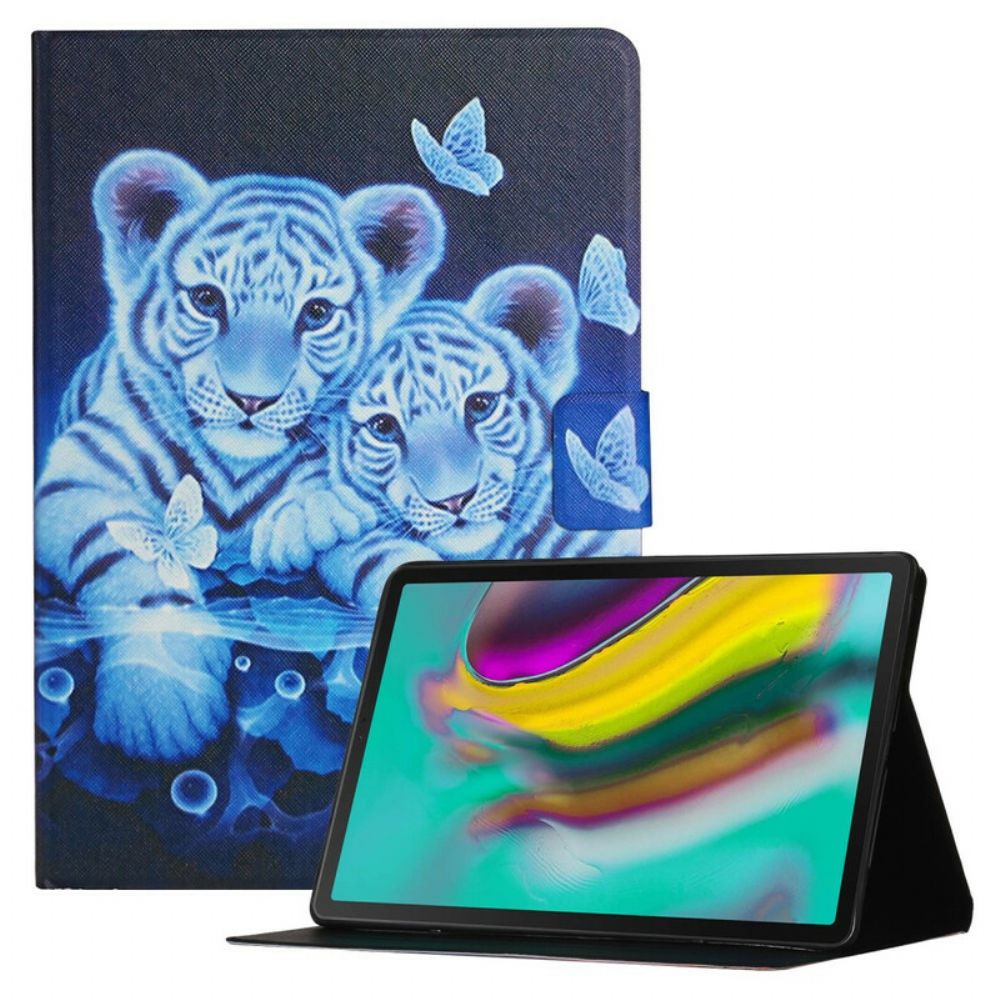 Flip Case Für Samsung Galaxy Tab A7 Lite Tiger