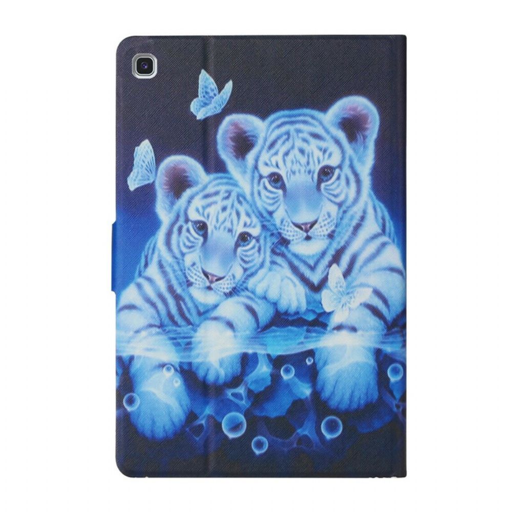 Flip Case Für Samsung Galaxy Tab A7 Lite Tiger