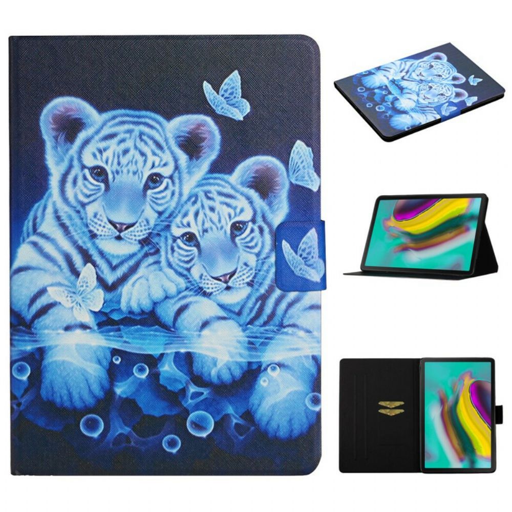 Flip Case Für Samsung Galaxy Tab A7 Lite Tiger