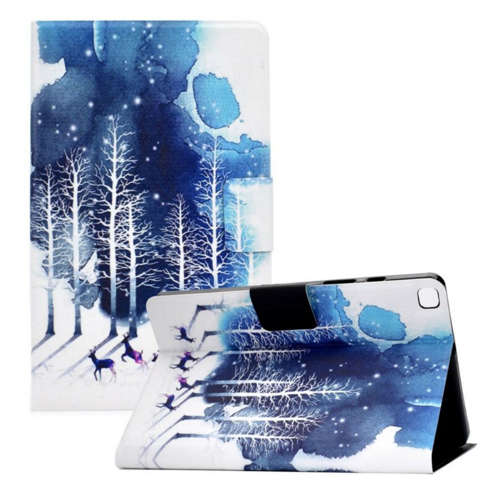 Flip Case Für Samsung Galaxy Tab A7 Lite Winter