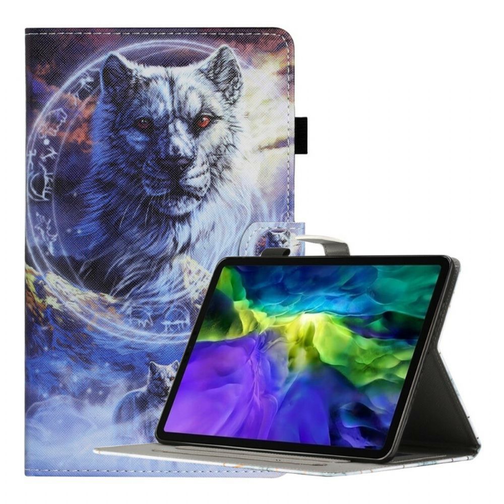 Flip Case Für Samsung Galaxy Tab A7 Lite Wolf