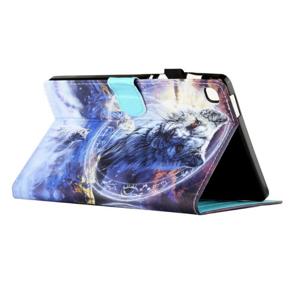 Flip Case Für Samsung Galaxy Tab A7 Lite Wolf