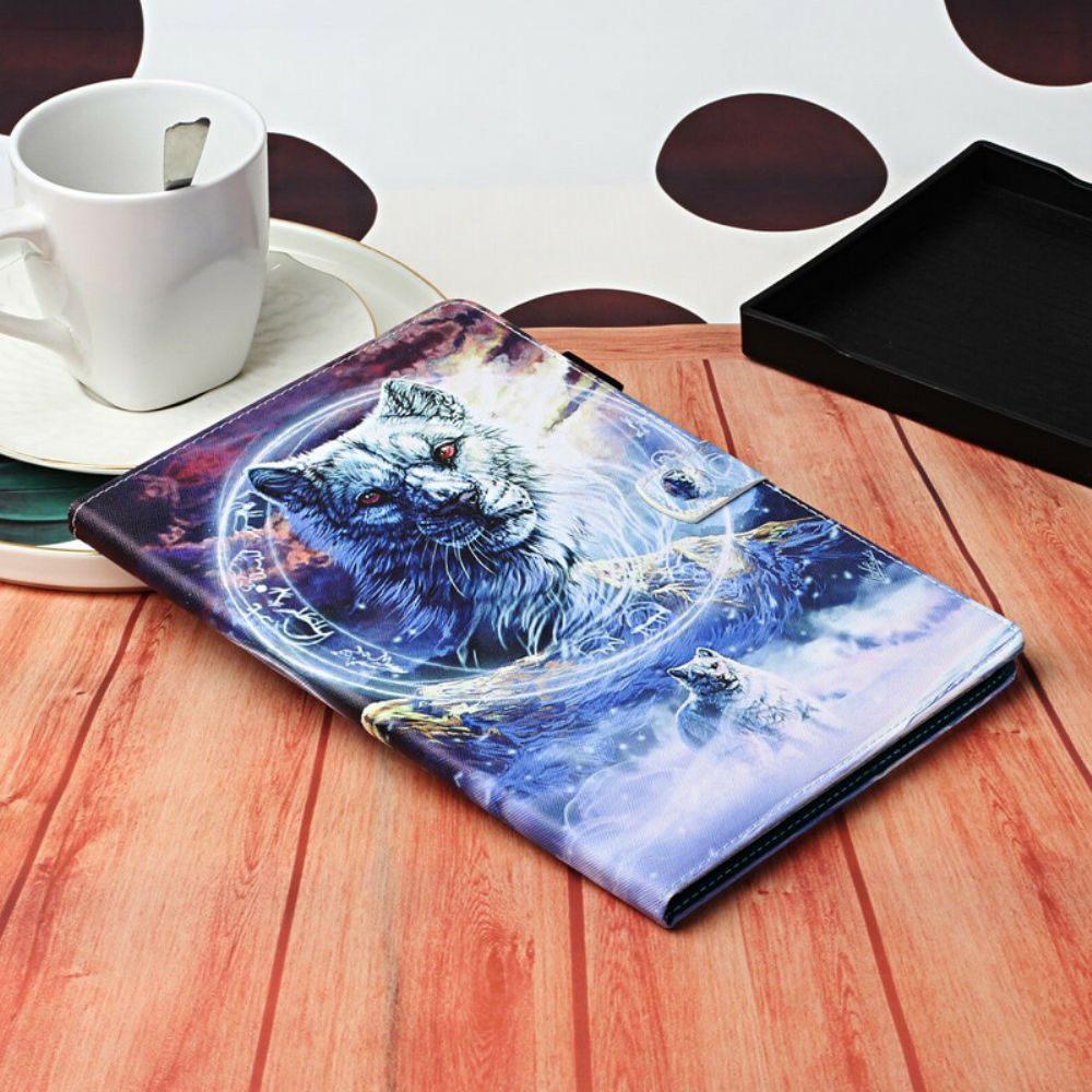 Flip Case Für Samsung Galaxy Tab A7 Lite Wolf