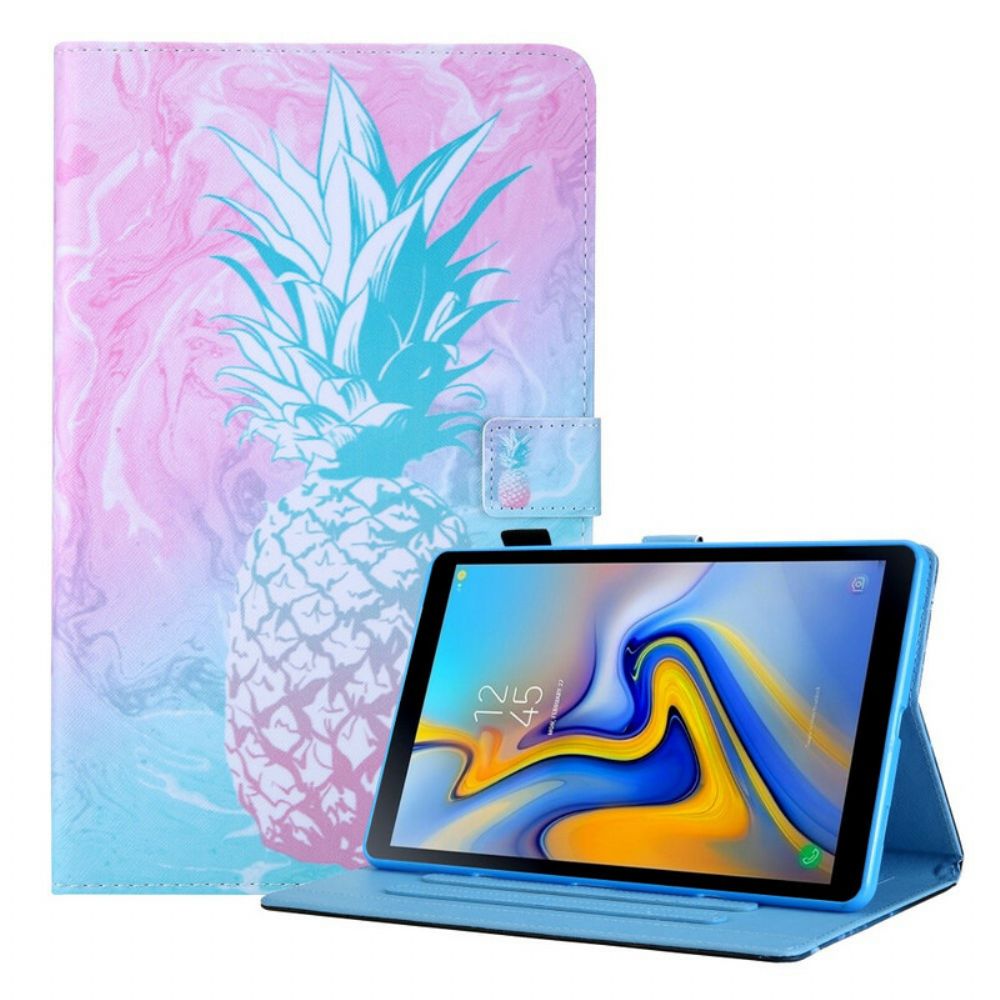 Lederhüllen Für Samsung Galaxy Tab A7 Lite Ananas-design