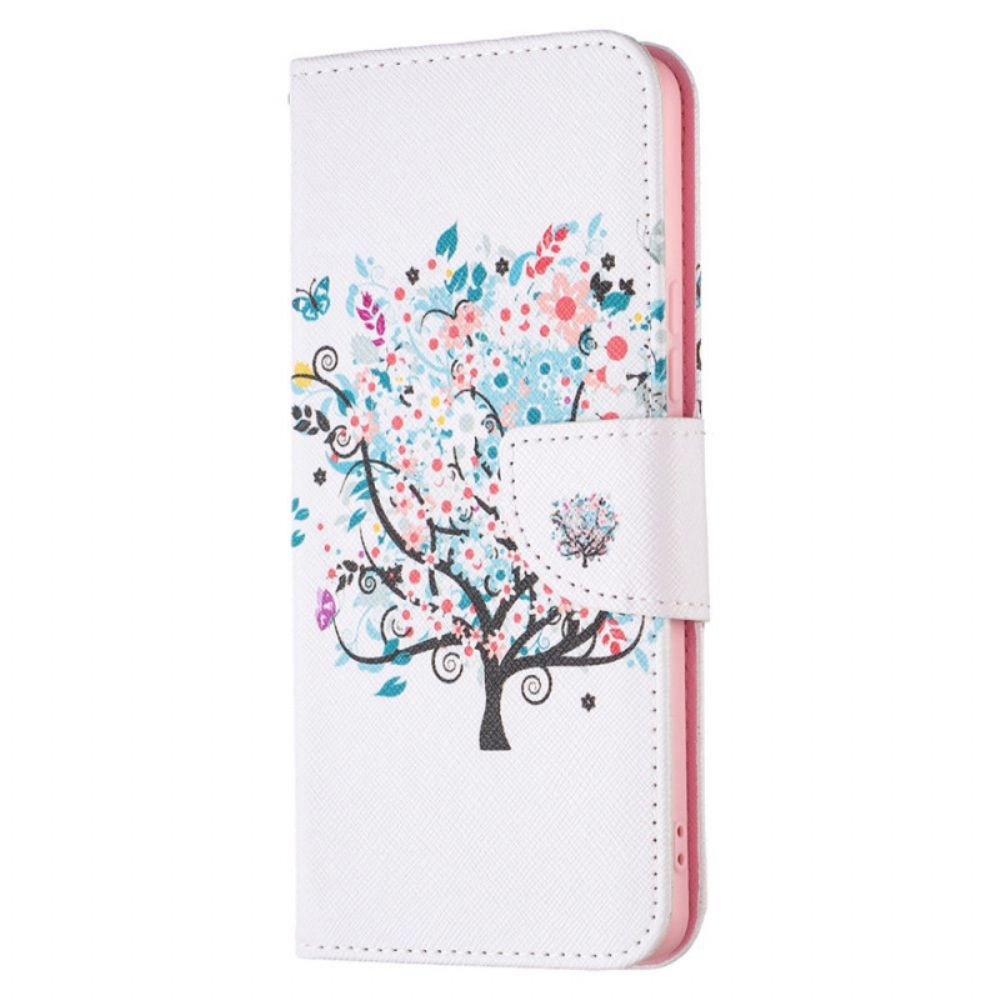 Flip Case Für Samsung Galaxy A53 5G Blumiger Baum