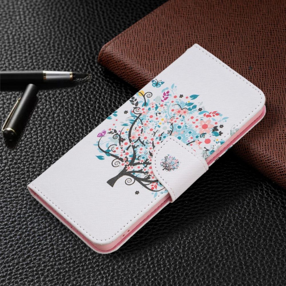 Flip Case Für Samsung Galaxy A53 5G Blumiger Baum