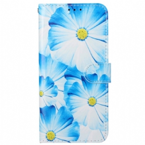 Flip Case Für Samsung Galaxy A53 5G Der Florale Stil