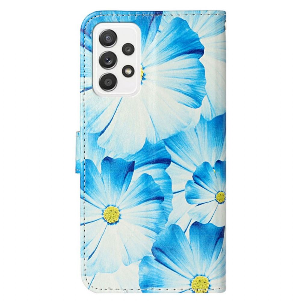 Flip Case Für Samsung Galaxy A53 5G Der Florale Stil