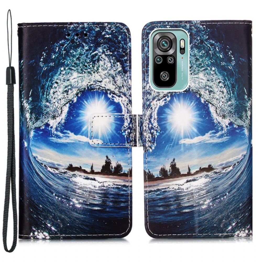 Flip Case Für Samsung Galaxy A53 5G Kiff Die Welle