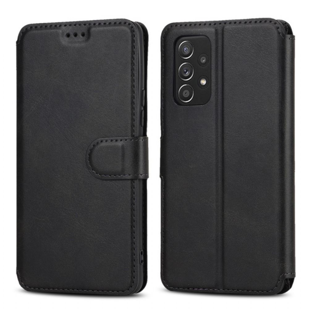 Flip Case Für Samsung Galaxy A53 5G Leder Im Retro-stil