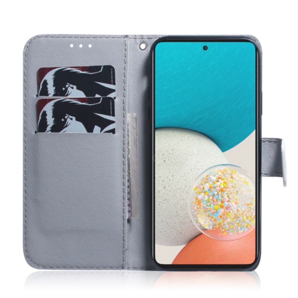 Flip Case Für Samsung Galaxy A53 5G Mops