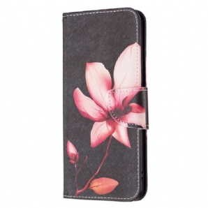 Flip Case Für Samsung Galaxy A53 5G Rosa Blume