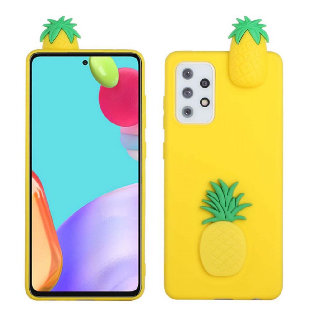 Handyhülle Für Samsung Galaxy A53 5G 3d Ananas