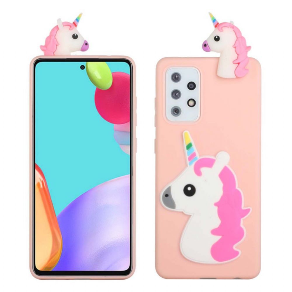 Hülle Für Samsung Galaxy A53 5G 3d Einhorn