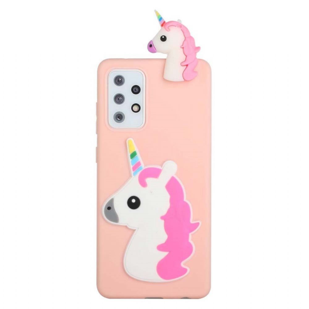 Hülle Für Samsung Galaxy A53 5G 3d Einhorn