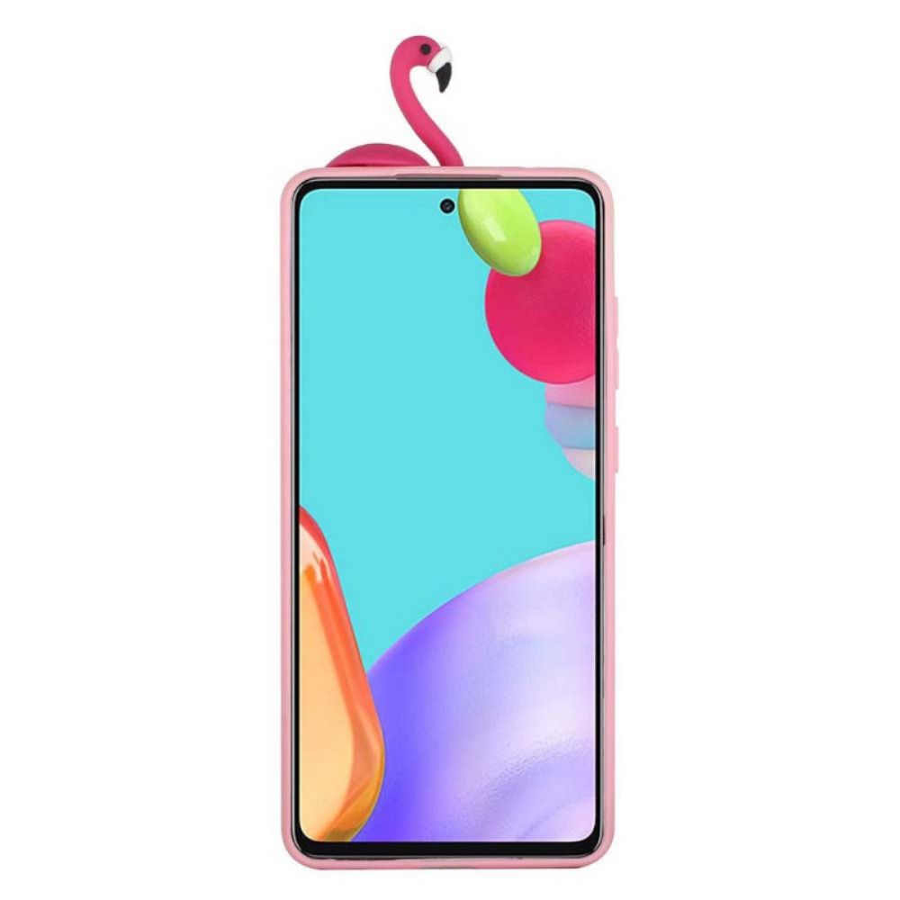 Hülle Für Samsung Galaxy A53 5G Flamingo 3d