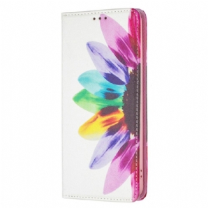 Schutzhülle Für Samsung Galaxy A53 5G Flip Case Aquarell Blume