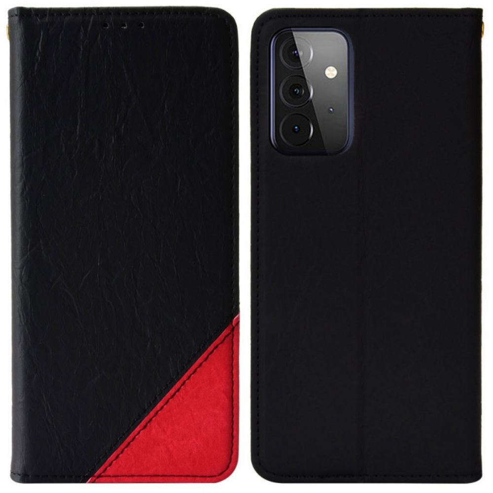 Schutzhülle Für Samsung Galaxy A53 5G Flip Case Farbiges Dreieck