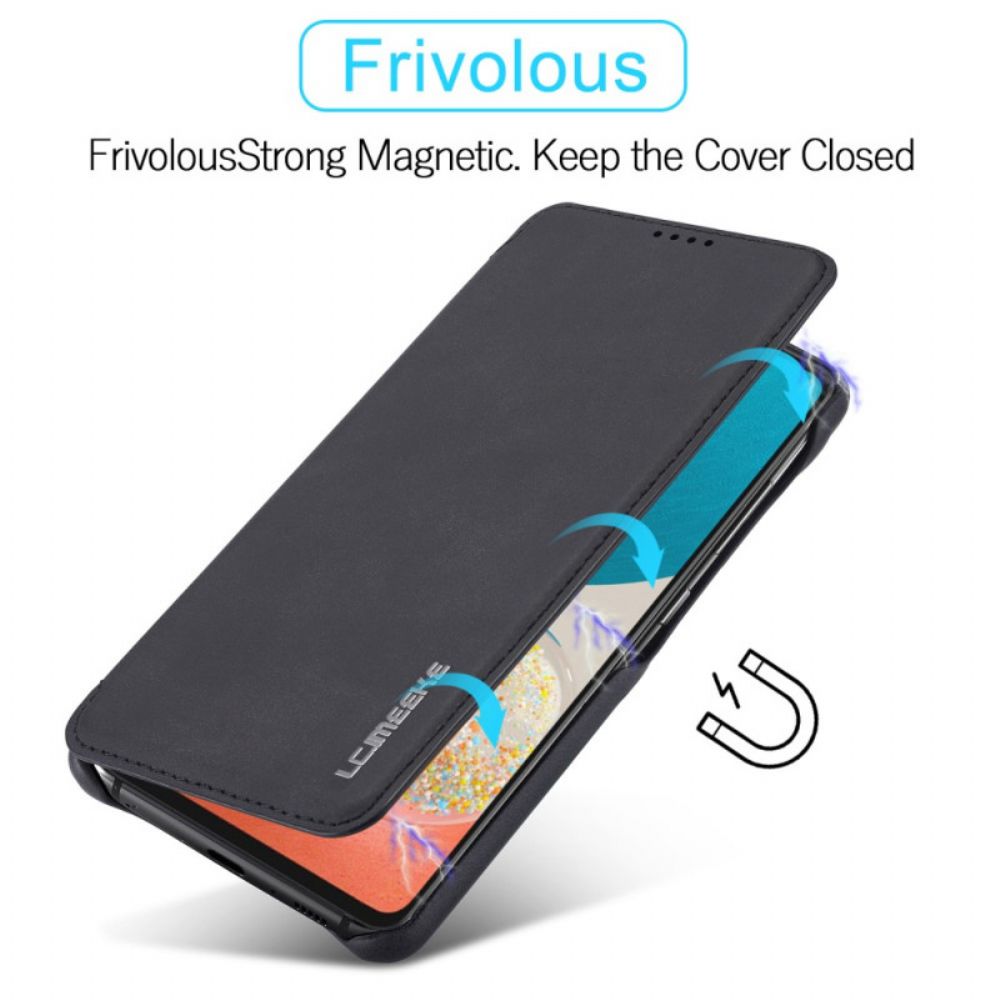 Schutzhülle Für Samsung Galaxy A53 5G Flip Case Lc.imeeke Ledereffekt