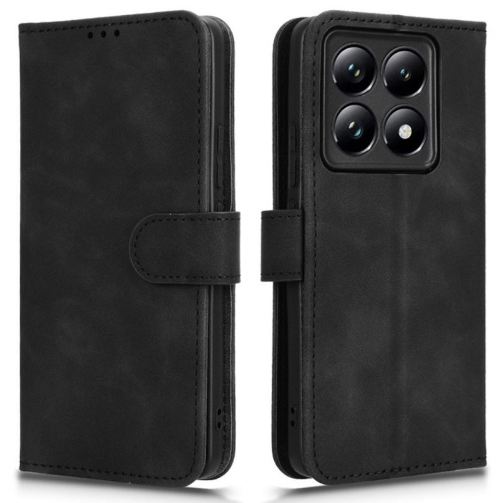 Lederhüllen Für Xiaomi 14t Pro Wildleder-stil