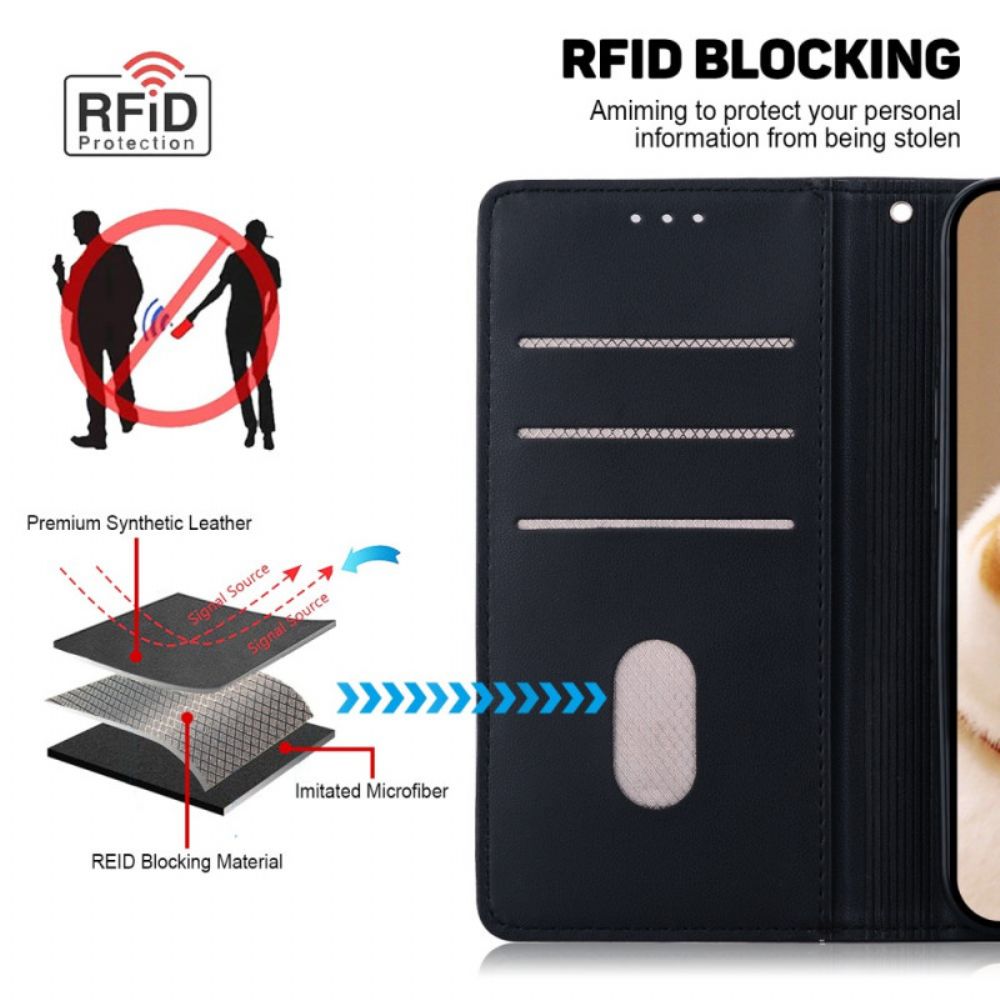 Lederhüllen Xiaomi 14t Pro Grafische Rfid-blockierung