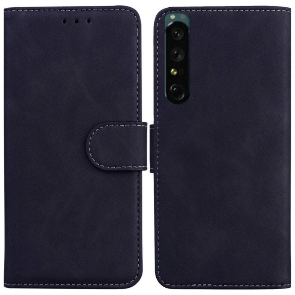 Flip Case Für Sony Xperia 1 IV Einfarbig