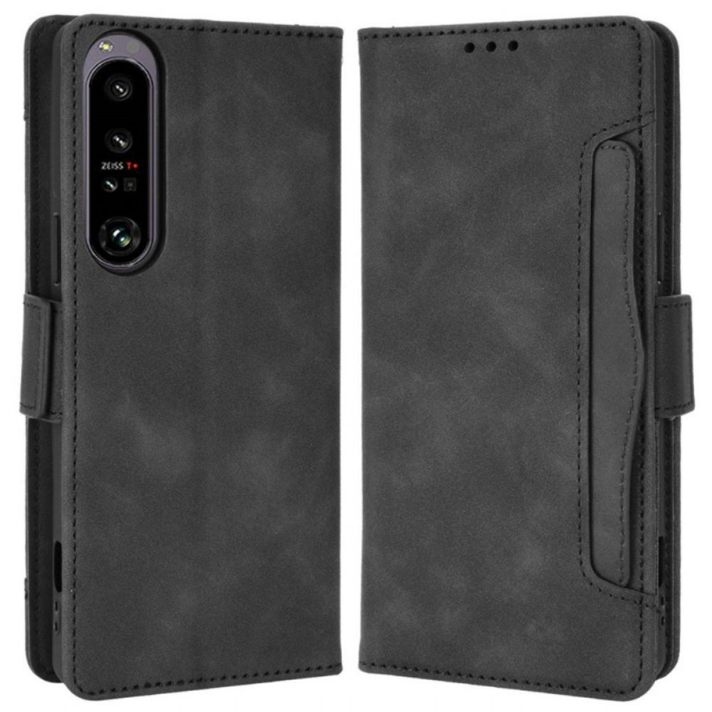 Flip Case Für Sony Xperia 1 IV Erstklassige Multi-karte