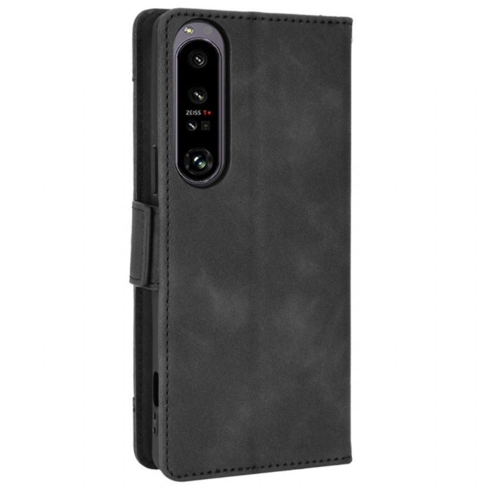 Flip Case Für Sony Xperia 1 IV Erstklassige Multi-karte