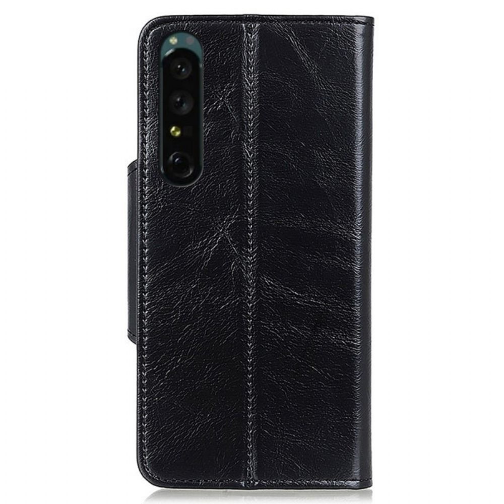 Flip Case Für Sony Xperia 1 IV Knopfverschluss