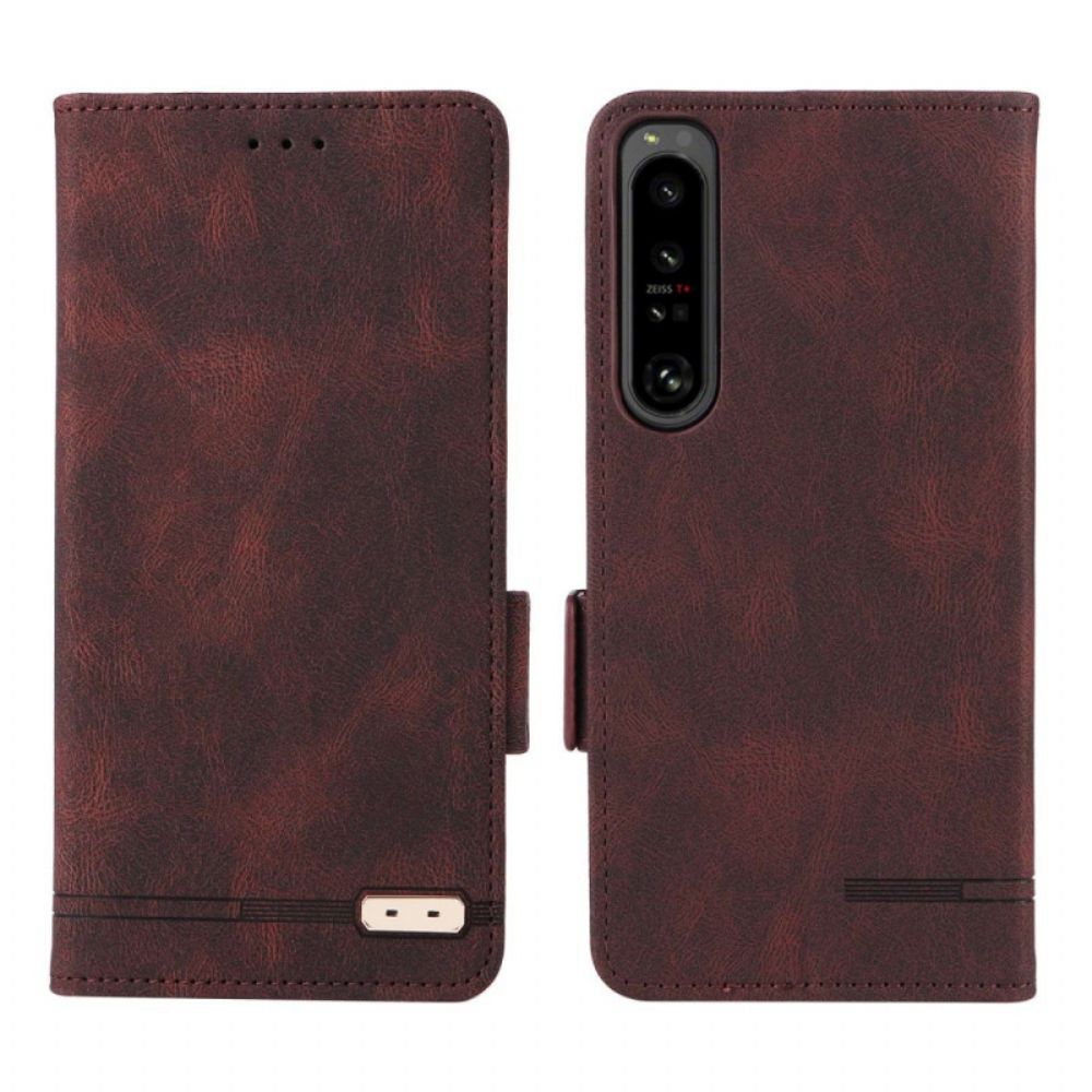 Flip Case Für Sony Xperia 1 IV Luxuriöse Feinheit