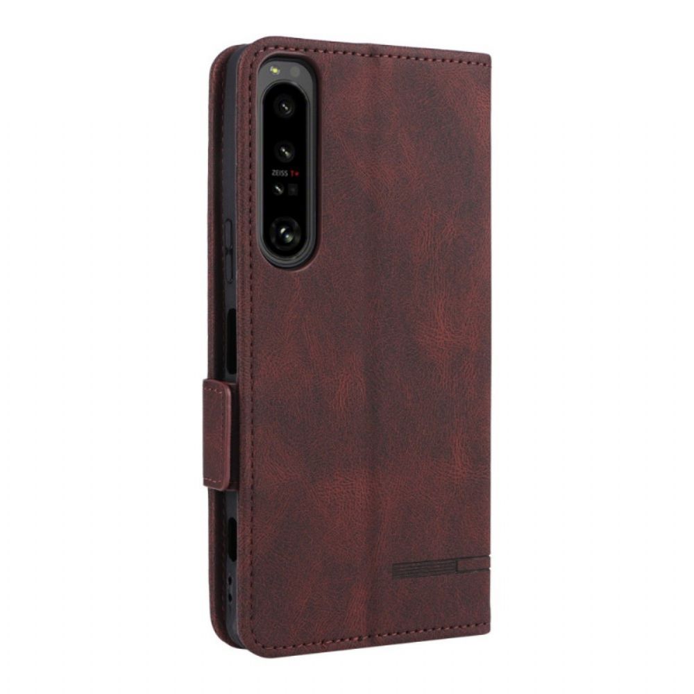 Flip Case Für Sony Xperia 1 IV Luxuriöse Feinheit