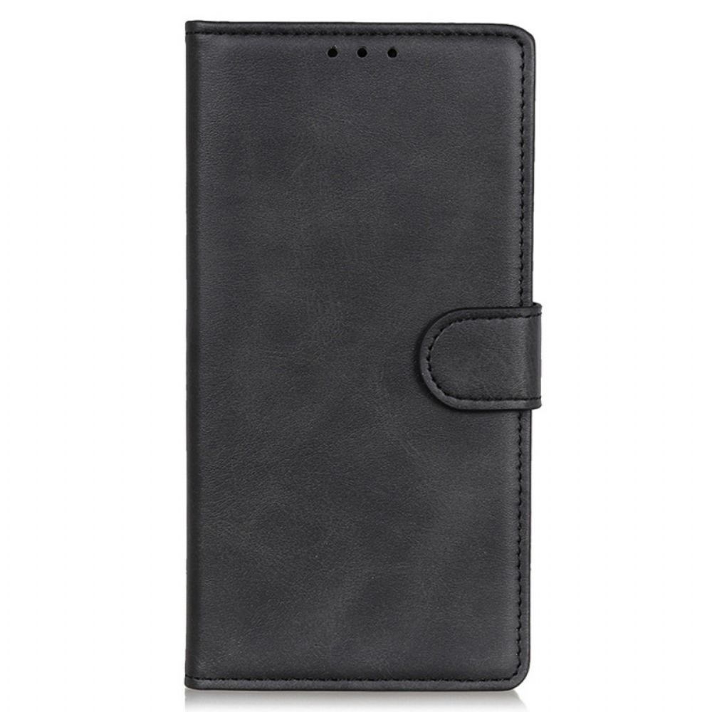 Flip Case Für Sony Xperia 1 IV Matter Ledereffekt