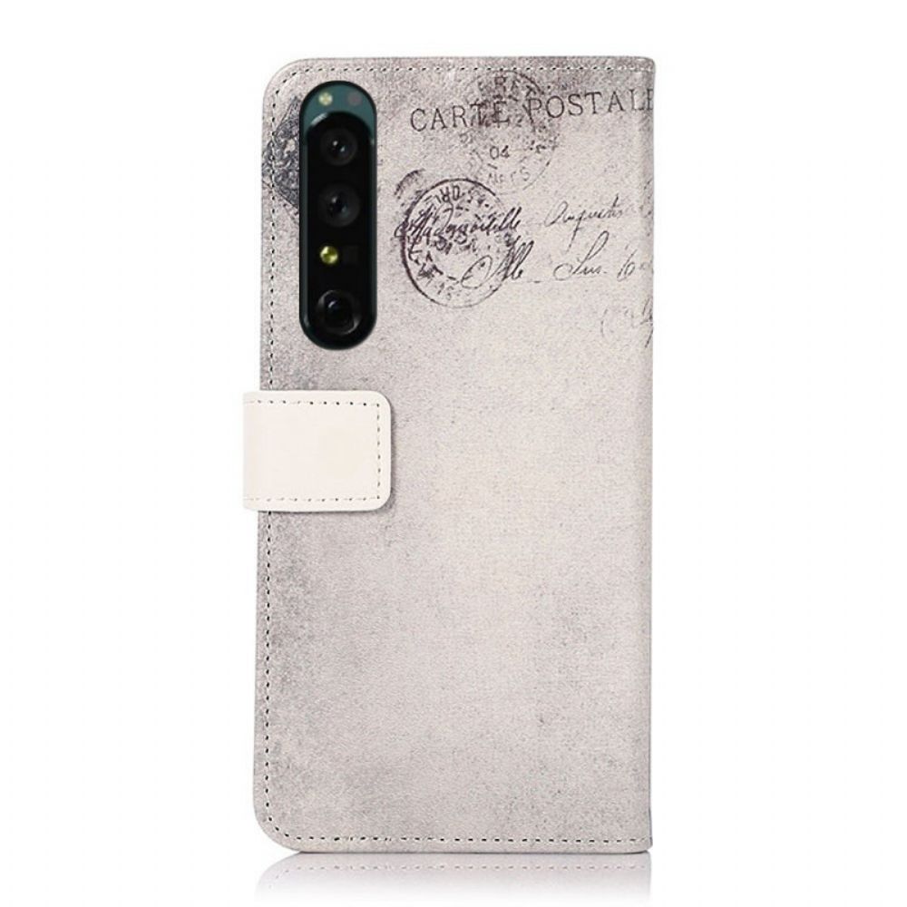 Flip Case Für Sony Xperia 1 IV Reisekat