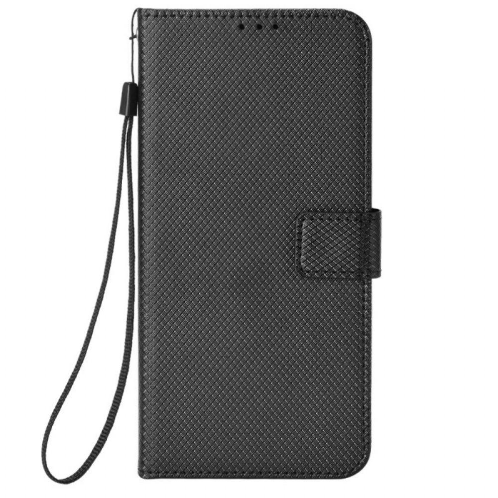 Flip Case Für Sony Xperia 1 IV Stylisch Mit Riemen