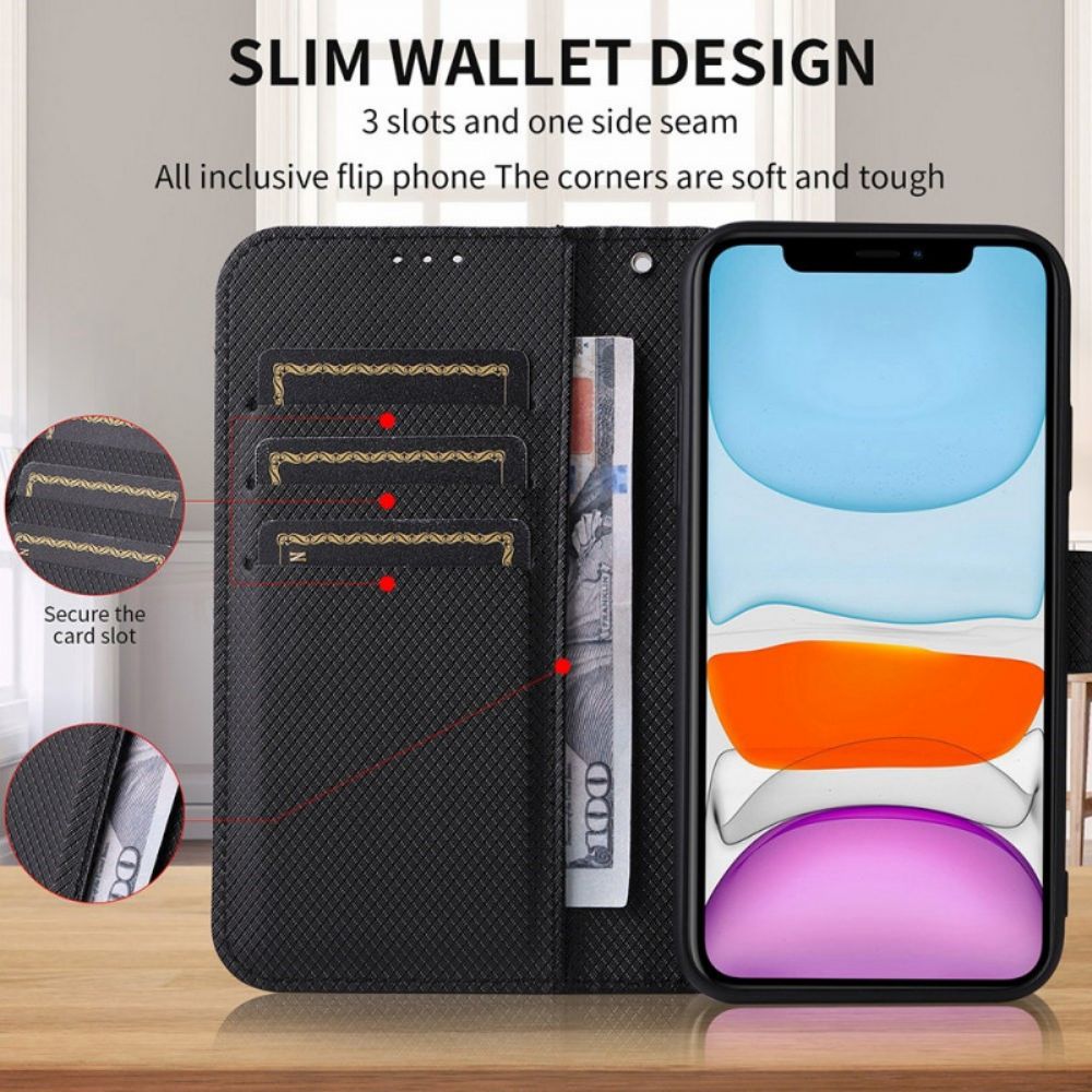 Flip Case Für Sony Xperia 1 IV Stylisch Mit Riemen