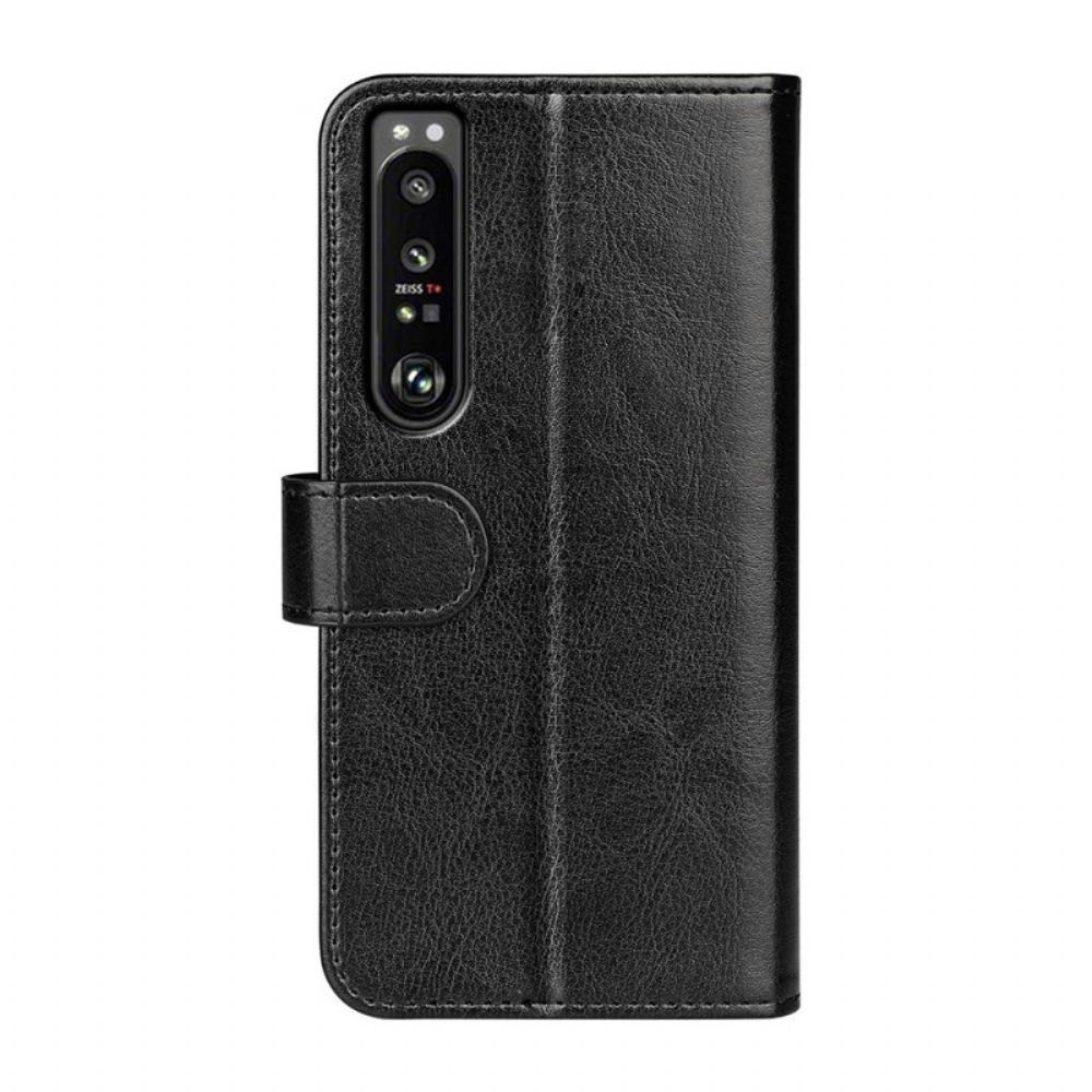 Flip Case Für Sony Xperia 1 IV Vintage Kunstleder