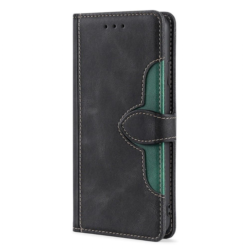 Flip Case Für Sony Xperia 1 IV Zweifarbiges Blumenmuster