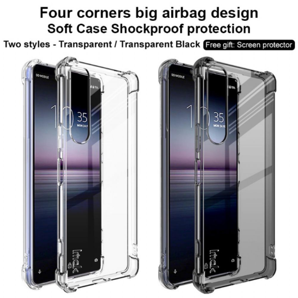 Handyhülle Für Sony Xperia 1 IV Transparent Mit Imak Screen Film