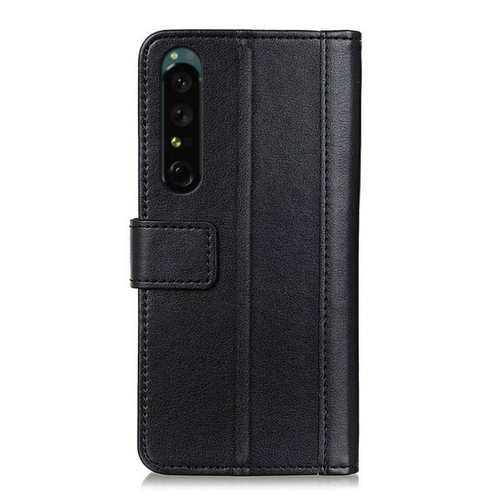 Lederhüllen Für Sony Xperia 1 IV Leder-stil