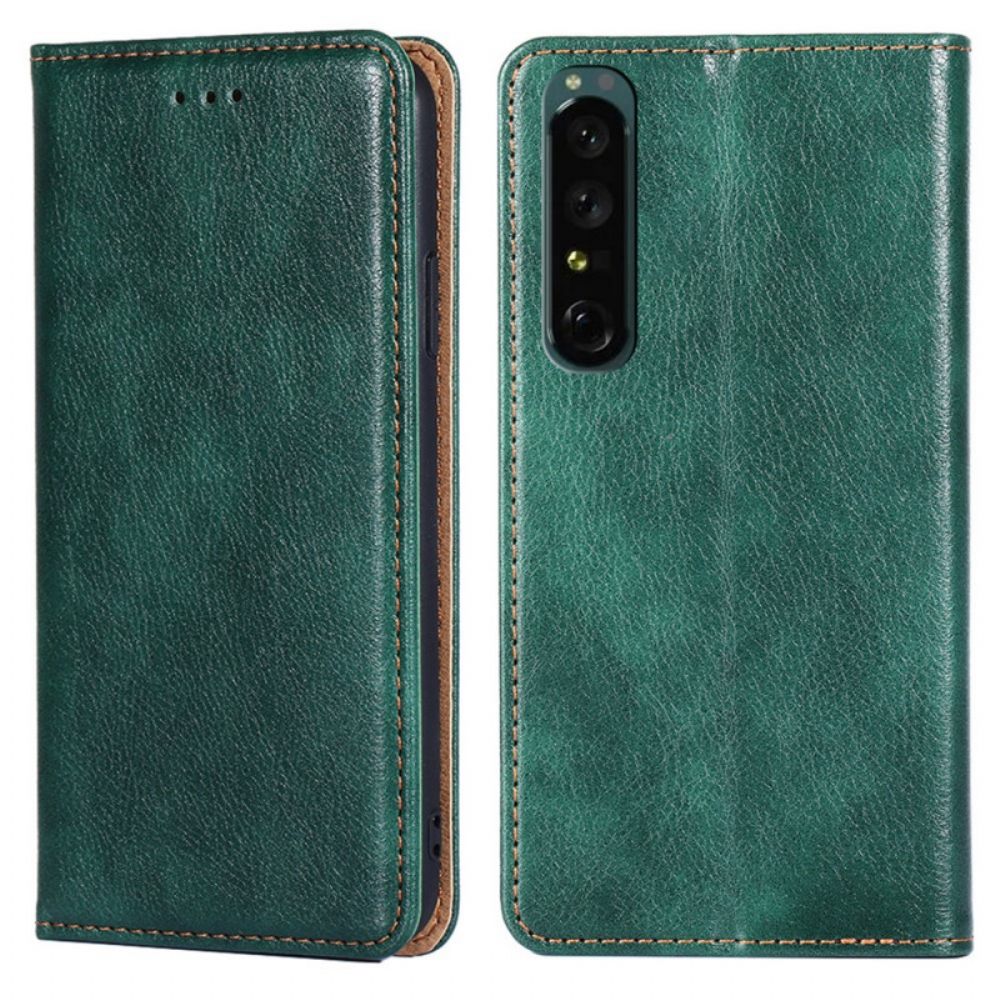 Lederhüllen Für Sony Xperia 1 IV Vintage-design