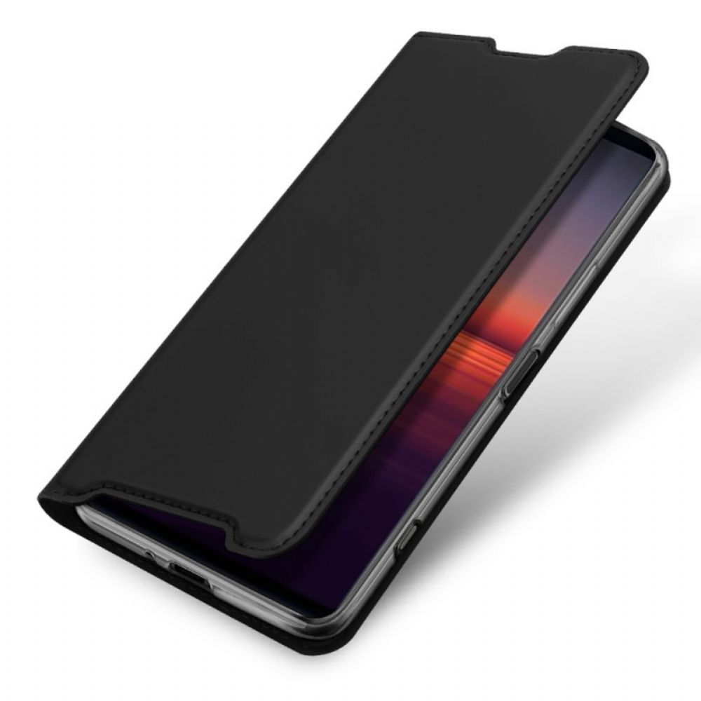 Schutzhülle Für Sony Xperia 1 IV Flip Case Dux Ducis Pro Series Skin