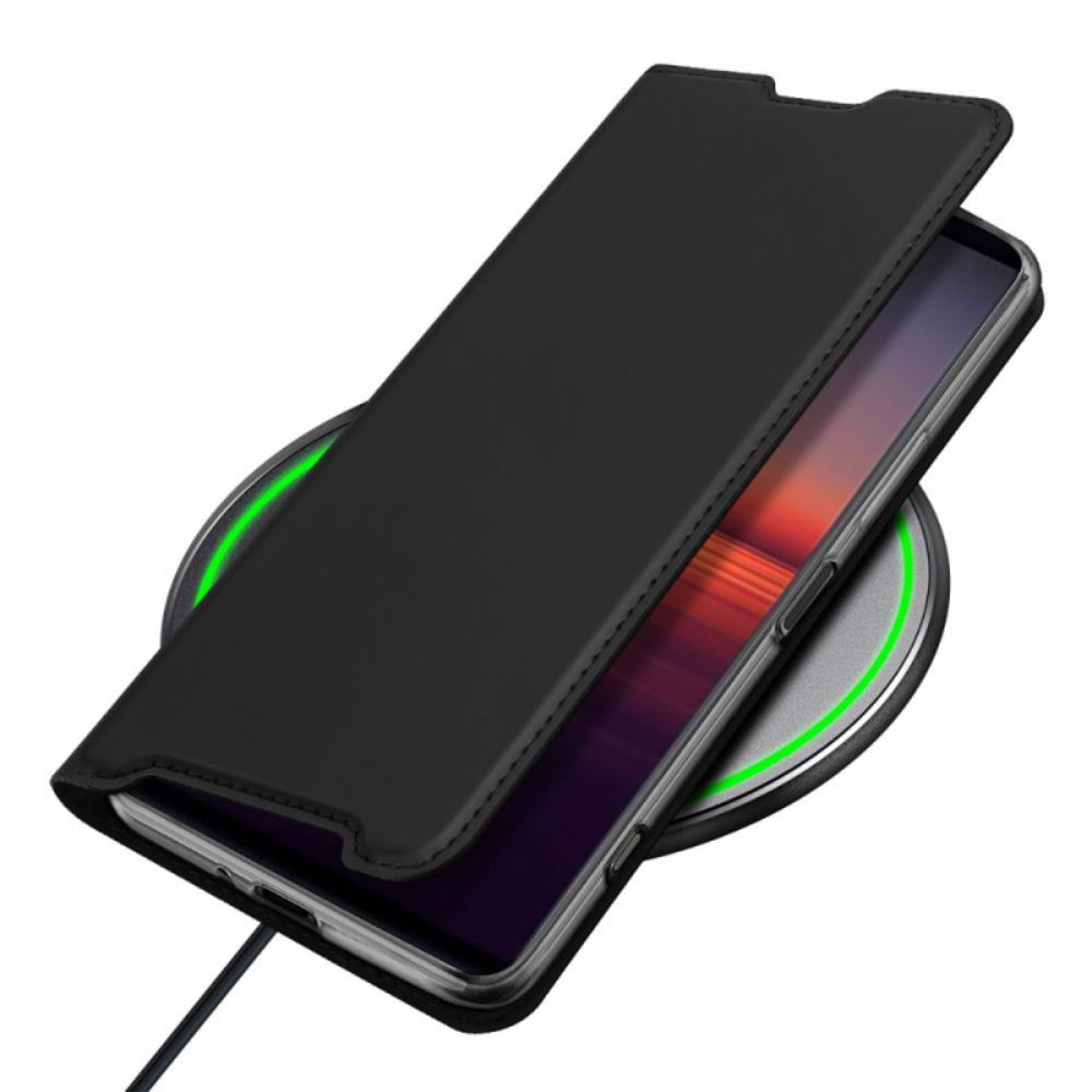 Schutzhülle Für Sony Xperia 1 IV Flip Case Dux Ducis Pro Series Skin