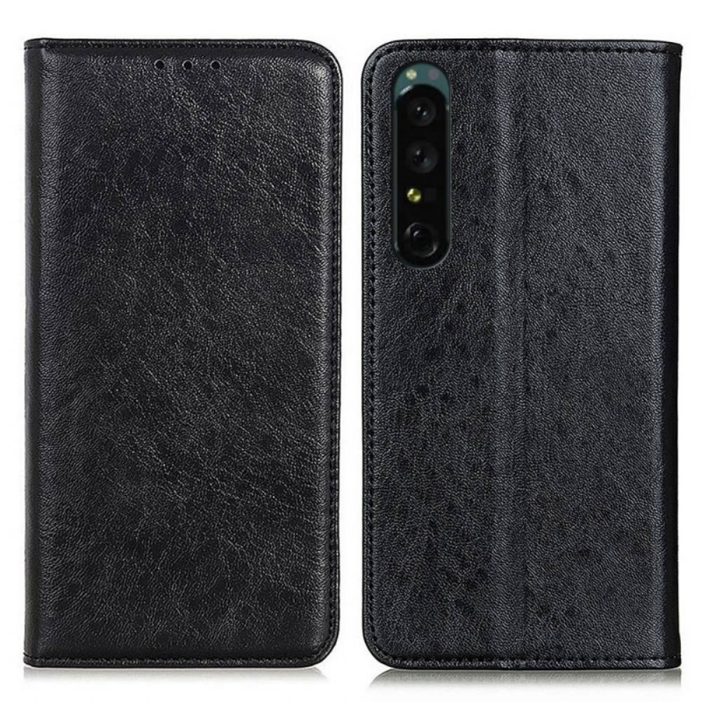 Schutzhülle Für Sony Xperia 1 IV Flip Case Strukturiert