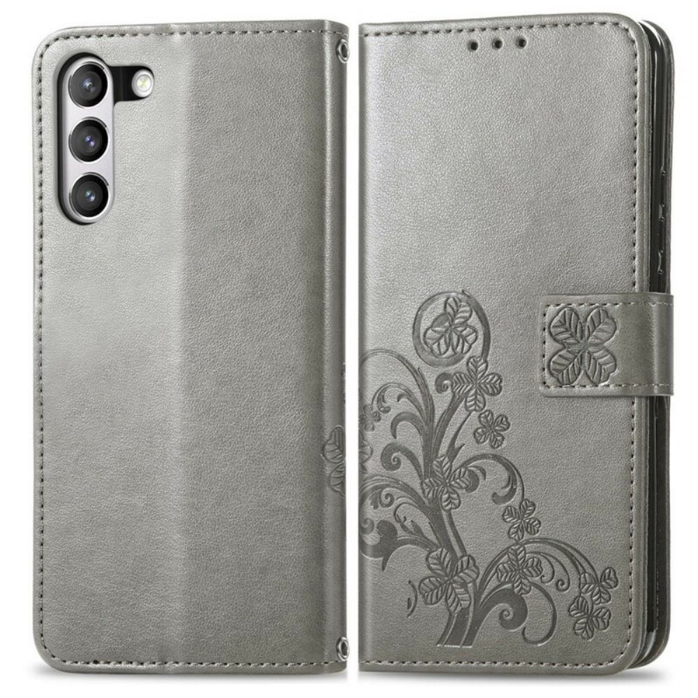 Flip Case Für Samsung Galaxy S21 FE Abstrakte Blumen