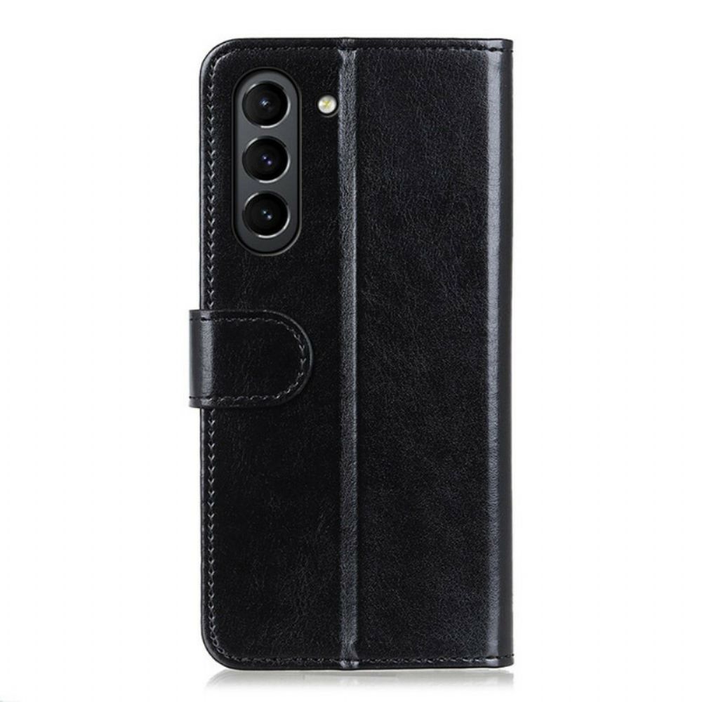 Flip Case Für Samsung Galaxy S21 FE Eisige Feinheit