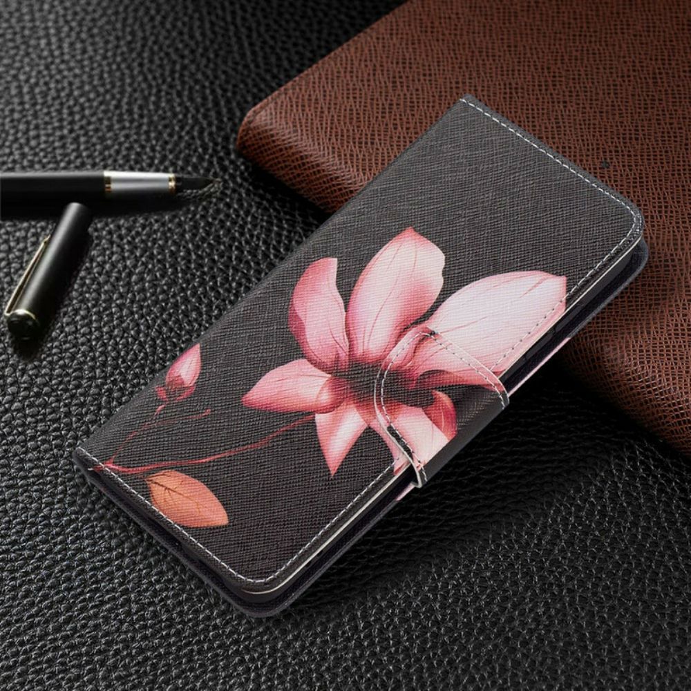 Flip Case Für Samsung Galaxy S21 FE Rosa Blume