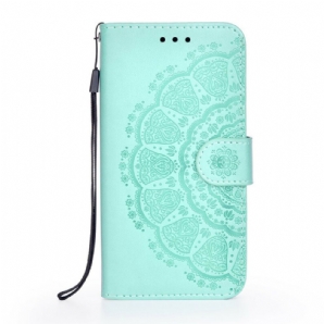 Flip Case Für Samsung Galaxy S21 FE Totem-mandala