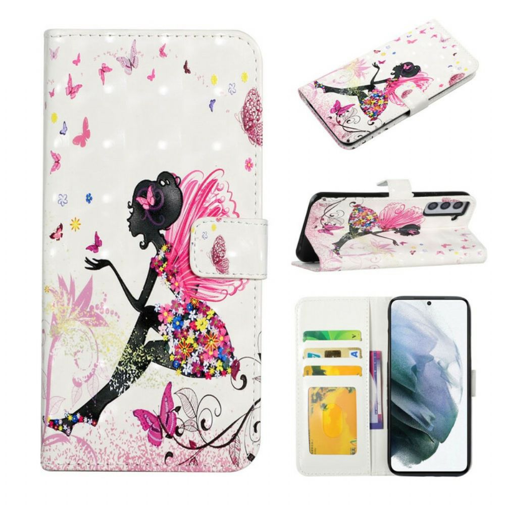 Flip Case Für Samsung Galaxy S21 FE Zauberfee