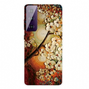 Handyhülle Für Samsung Galaxy S21 FE Flexible Blumen